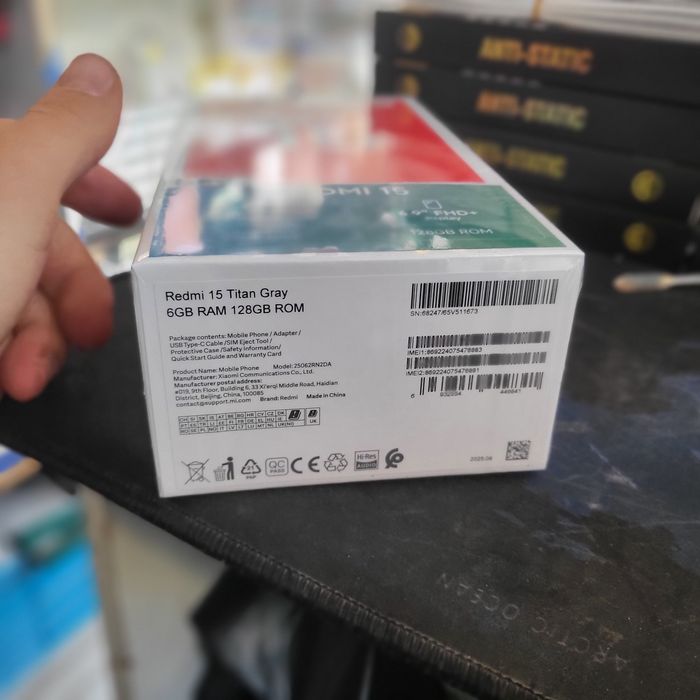 Redmi 15  6gb ram 128gb