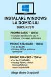 Instalare windows 10/11 la domiciliu Bucuresti