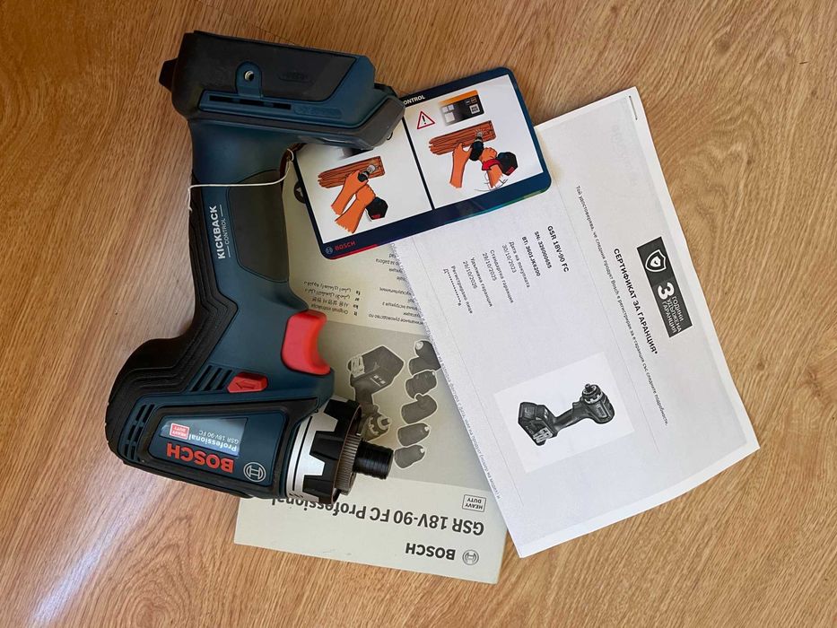 Акумулаторен винтоверт Bosch Professional GSR 18V-90 FC