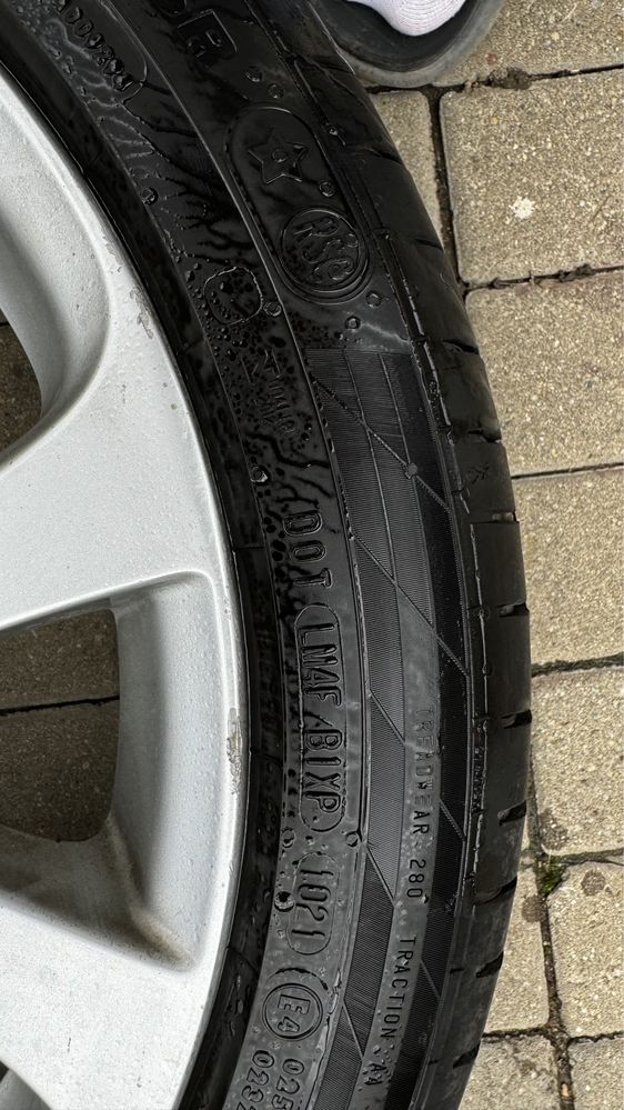 Jante 18” Mazda cu Anvelope Continental Vara 225/45/18 RunFlat