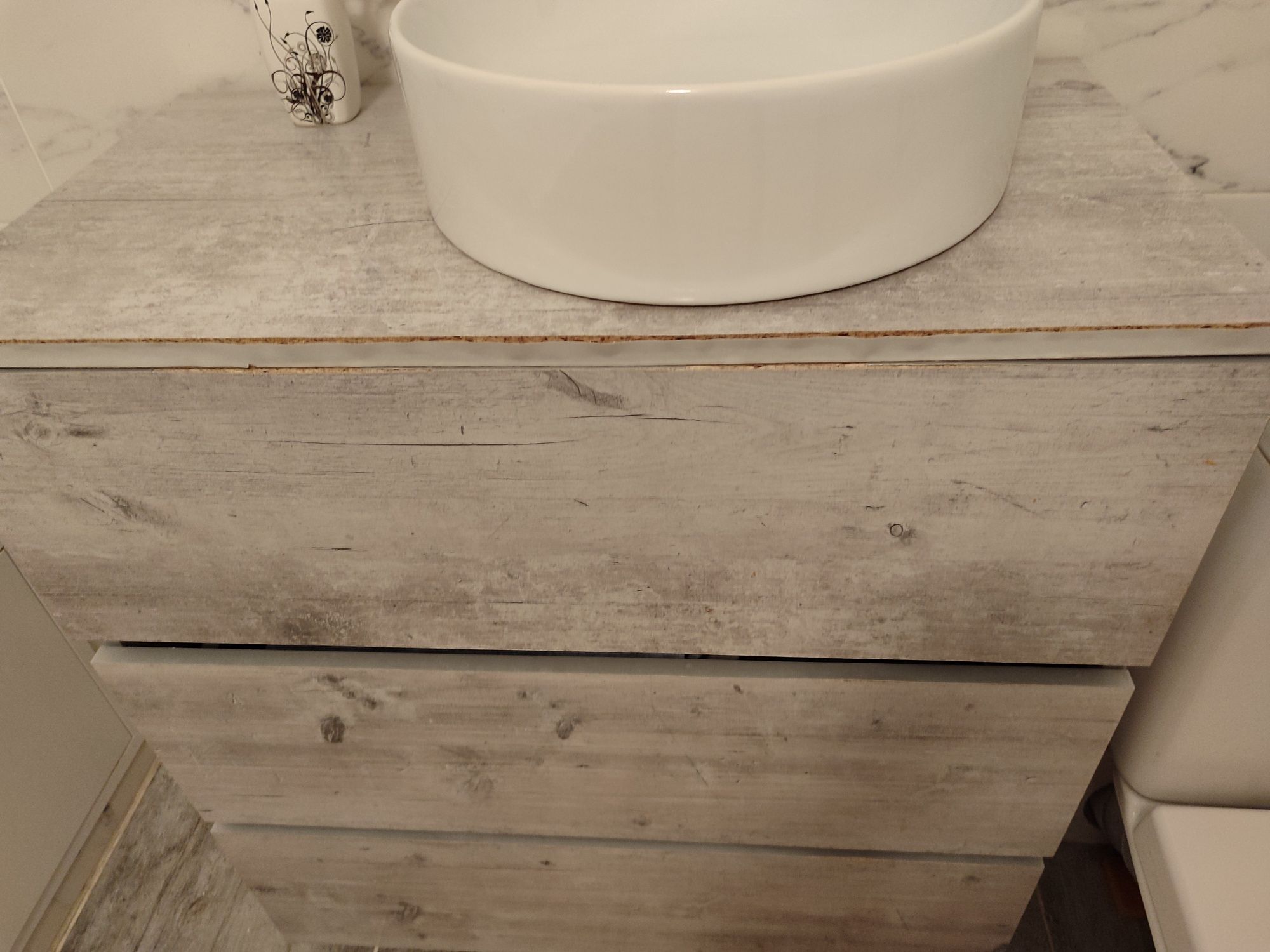 Раковина Sanita Luxe с тумбой  для ванной комнаты производство  Россия