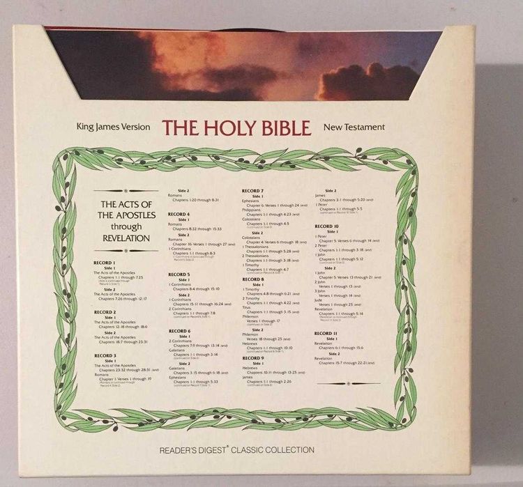 Discuri vinil cu noul testament in engleza editie rara 11 discuri nou