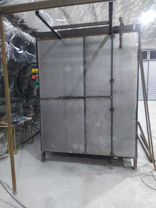Печи для порошковой покраски в наличие и на заказ с монтажом по месту.