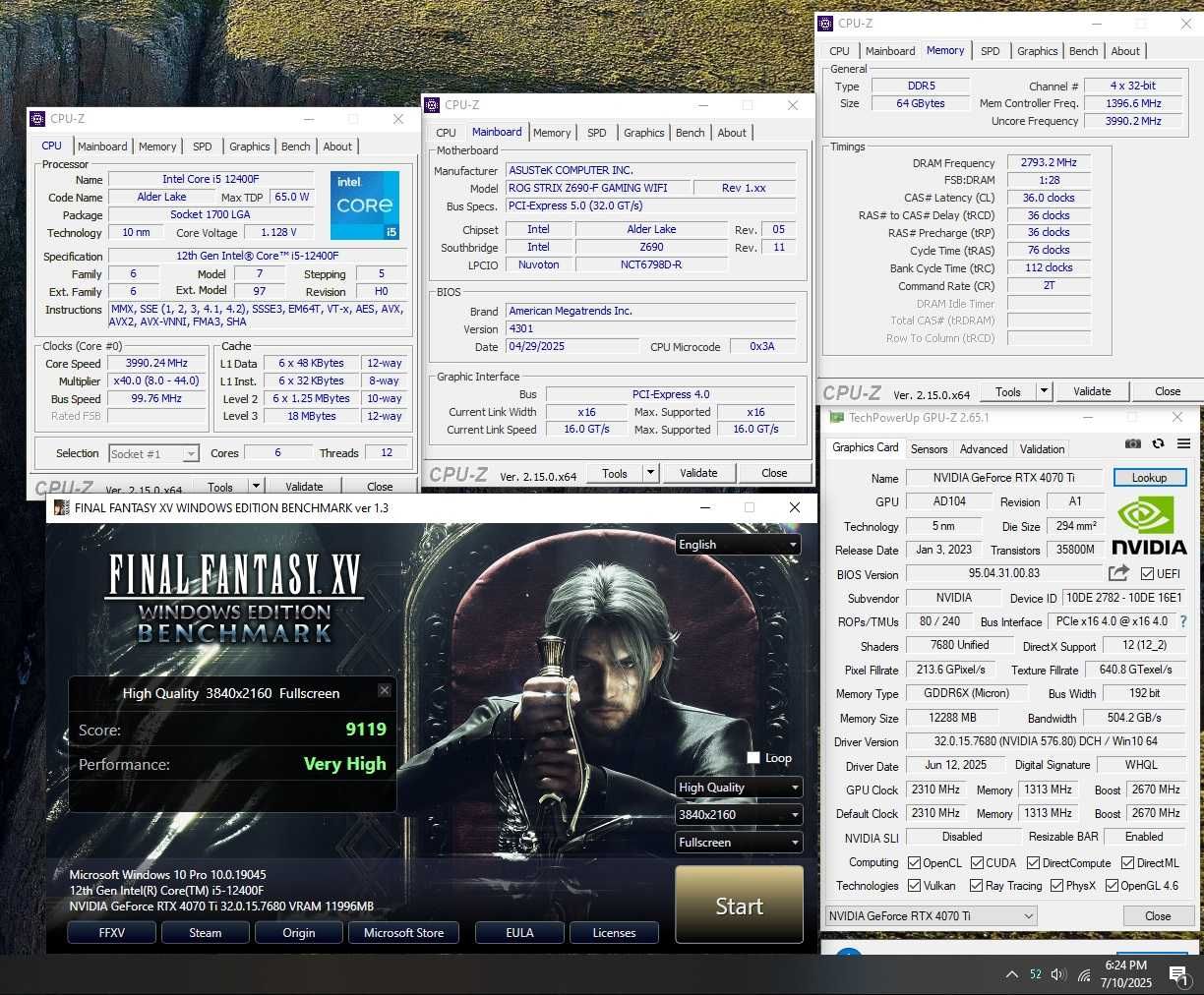 Intel Core i5 12400F, 6-ядрен, LGA 1700