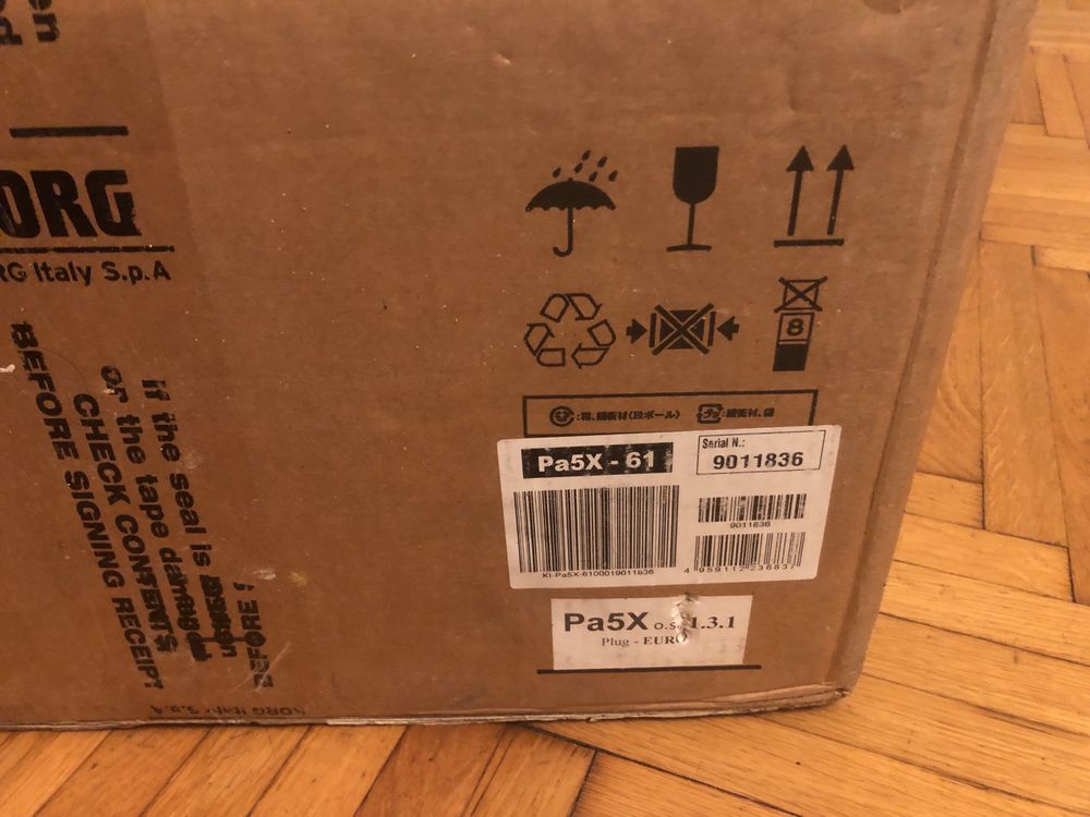 Korg Pa5x - 61 clape nou sigilat cu factura SERIA noua