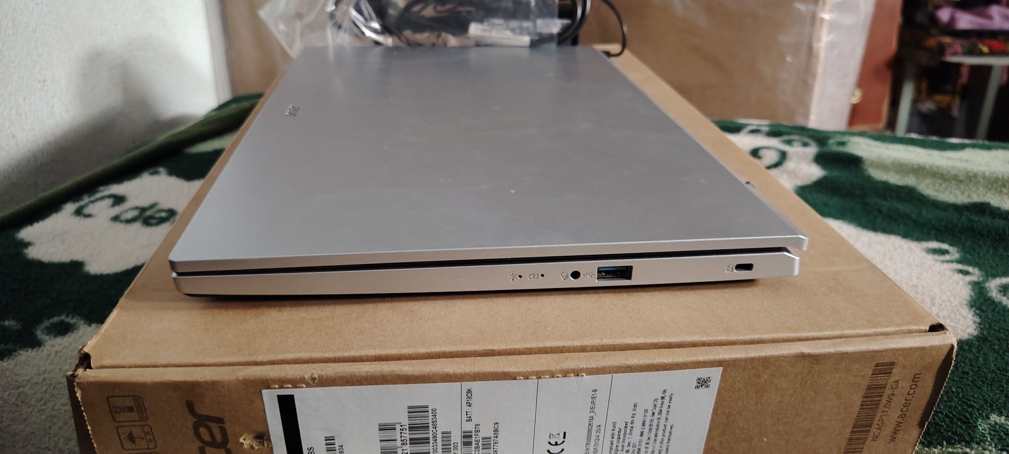 Noutbook acer  A315-44P-R4BS, rangi:Pure Silver, garantiya 1yil