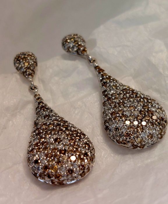 Шикарный золотой набор, серьги и подвеска