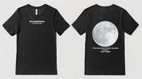 Black T-shirt "From The Future" Collection with short sleeves.