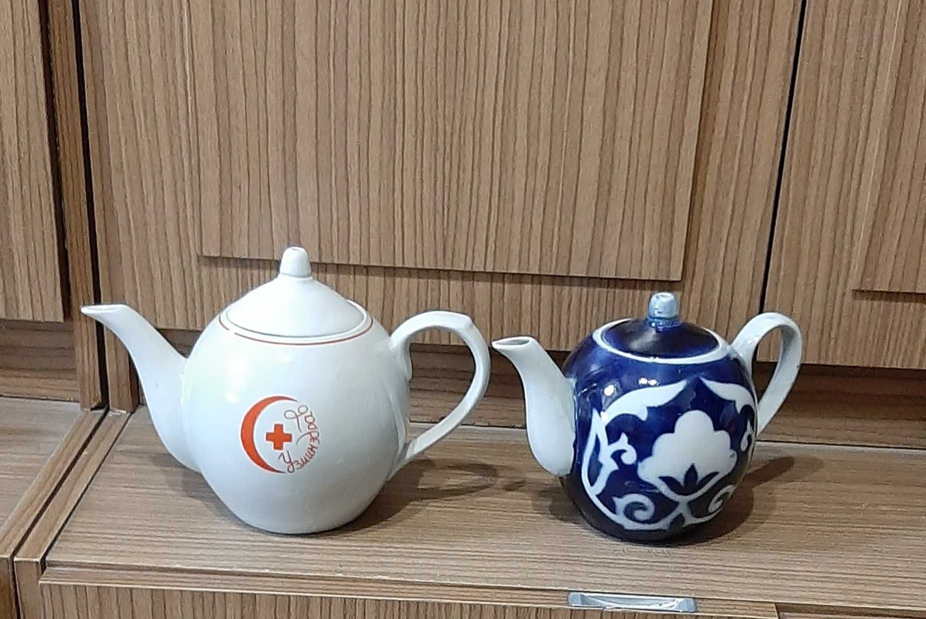 Водочный сервиз "РЫБКИ " и советские заварочные чайники.
