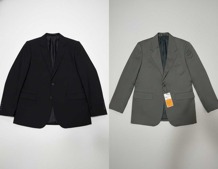 Мужской пиджак новый черный и хаки брендовый Zara размер 48-50