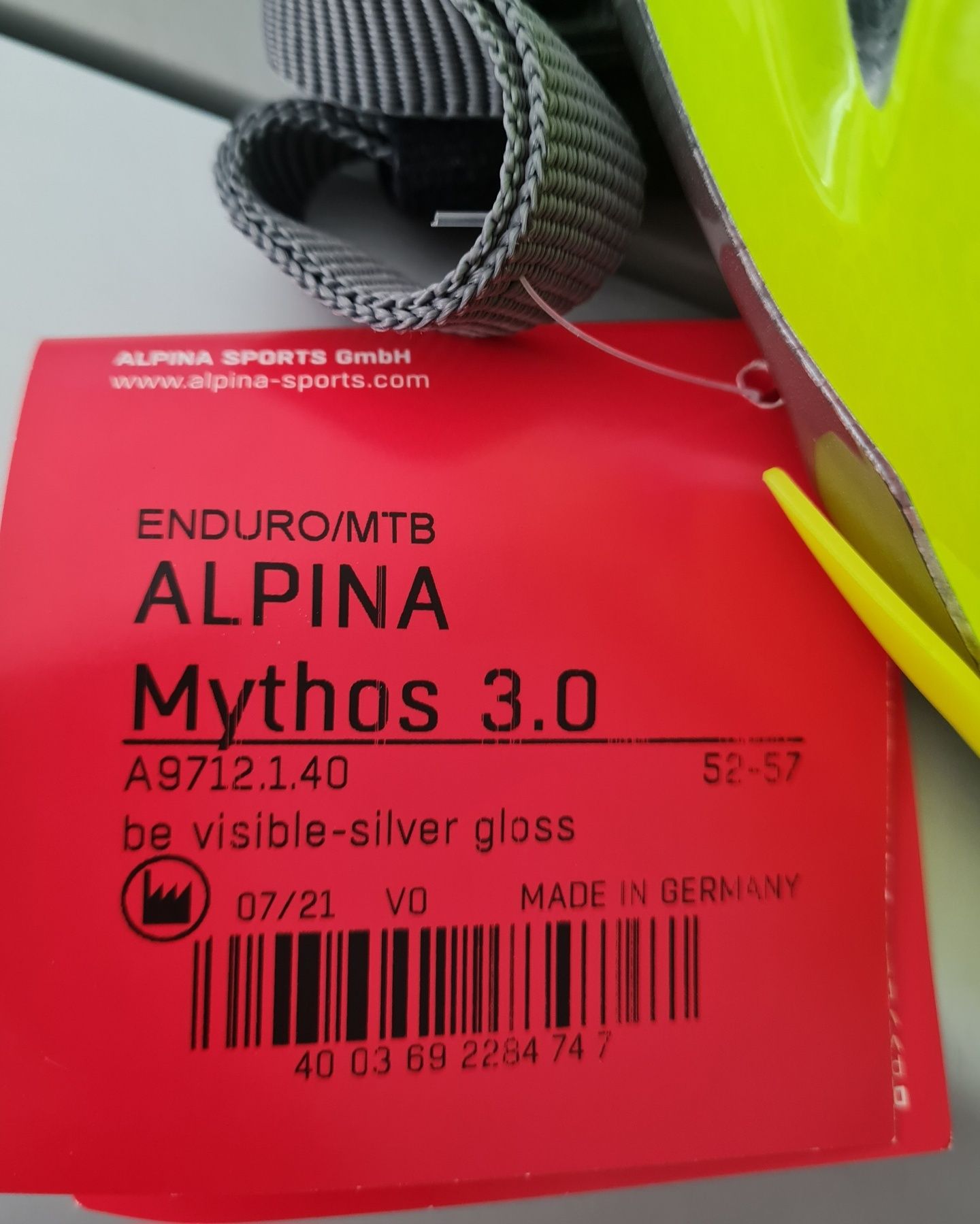 Каска за колоездене Alpina Mythos 3.0 LE, 52 - 57см