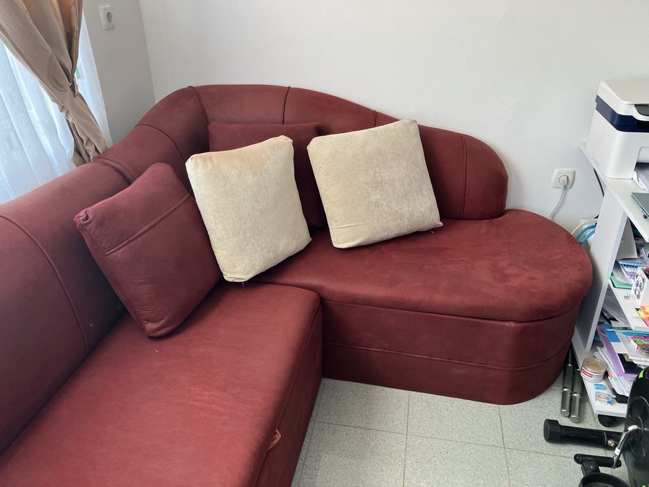 Ъглов разтегаем диван