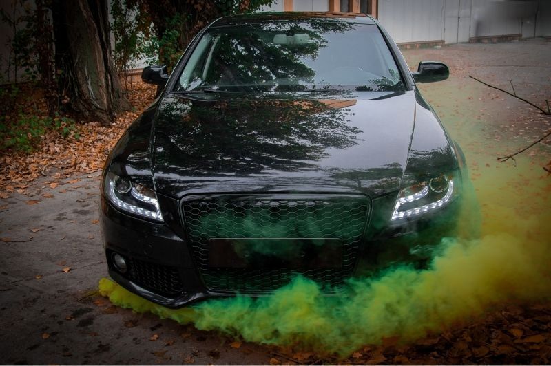 Grila fata fagure AUDI A4 B8 (2007-2012) RS Look