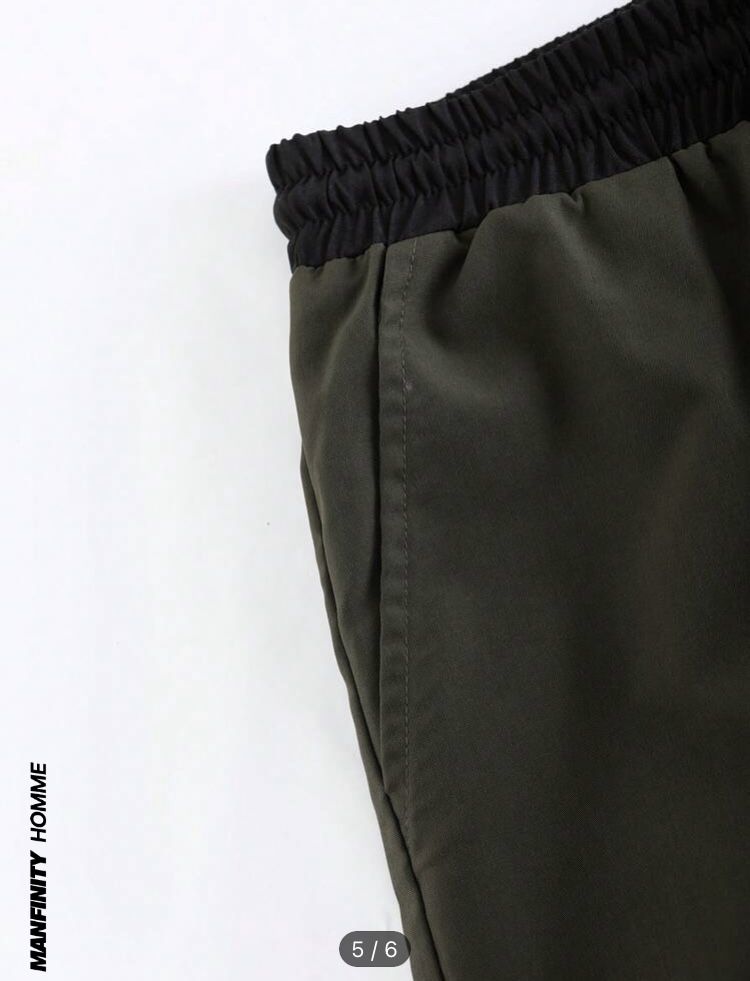 Къси спортни панталони мъжки - S - цвят зелен // Jogging shorts men