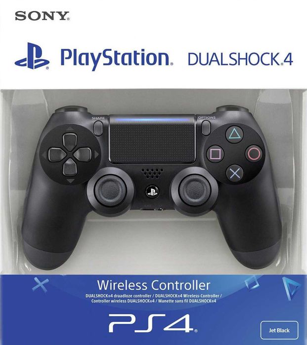 Controller PS4 Wireless Sony DualShock 4 V2 negru Original Nou Sigilat