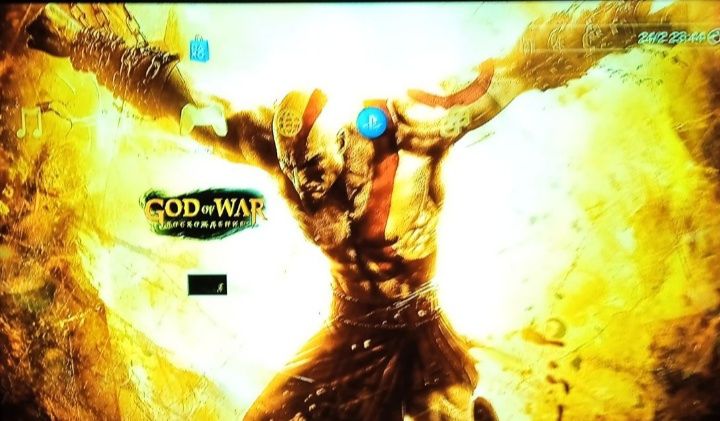 Консоль с дисками и играми