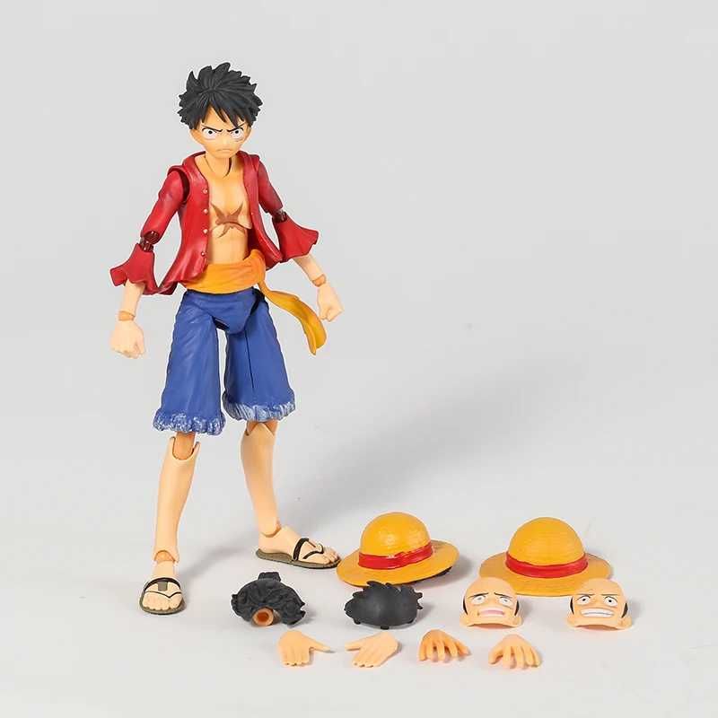 Figurina Articulata One Piece - Monkey D. Luffy, Cutie si Accesori