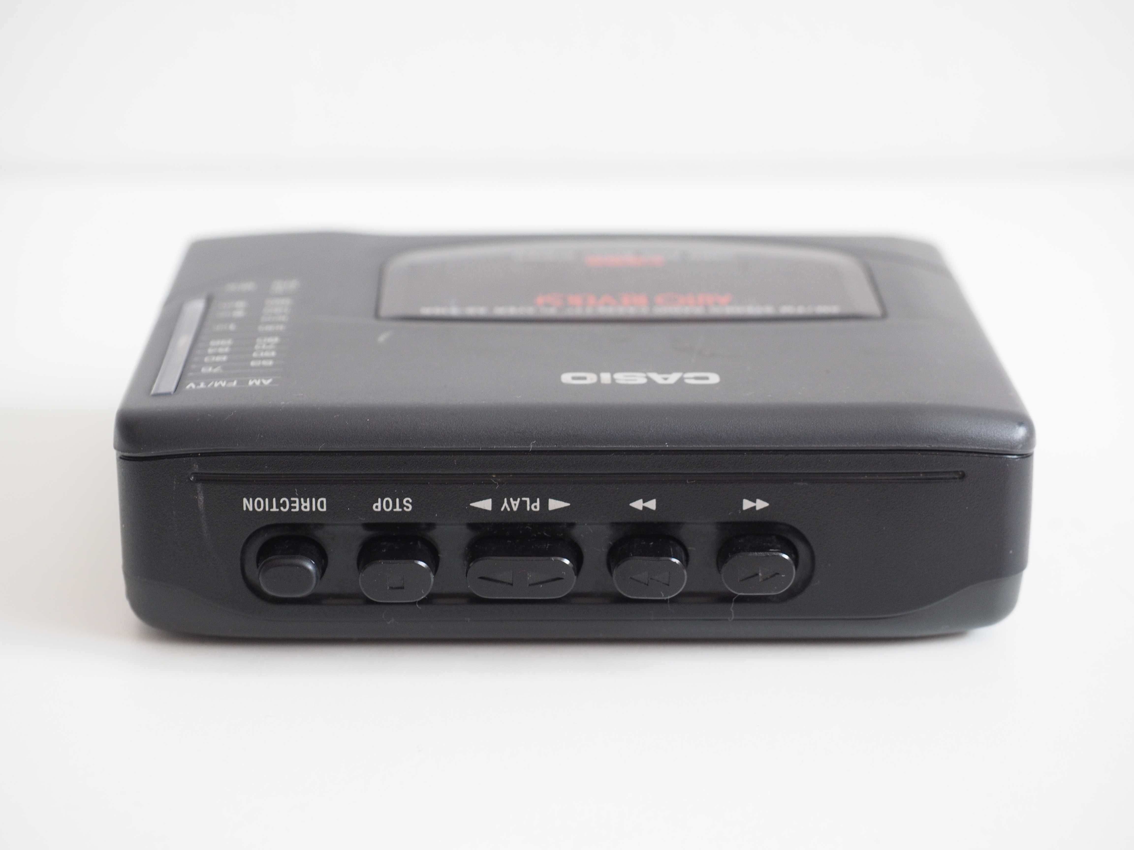 Casetofon Casio AS-515R, cu radio, funcțional, player retro, walkman