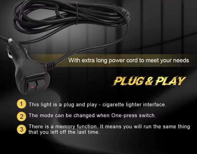 Аварийна LED светлина 590мм