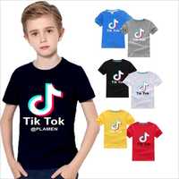 ХИТ!!! Детски тениски TIK-TOK / ТИК-ТОК с ИМЕ по ТВОЙ избор USERNAME!