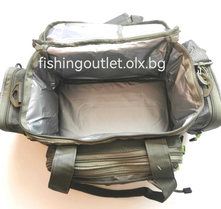 Професионална водоустойчива риболовна спининг чанта Okinwa L117