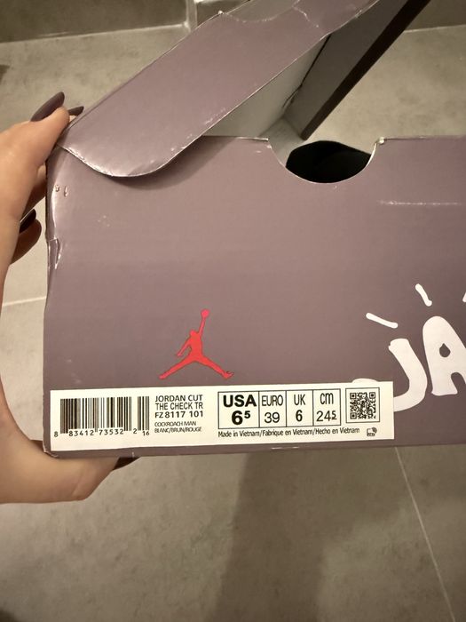 Jordan X Travis Scott Jordan Jumpman Jack "University Red" sneakers