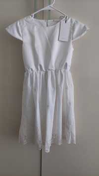 Name it оригинална елегантна рокля за повод в бяло 9 г. 134 см