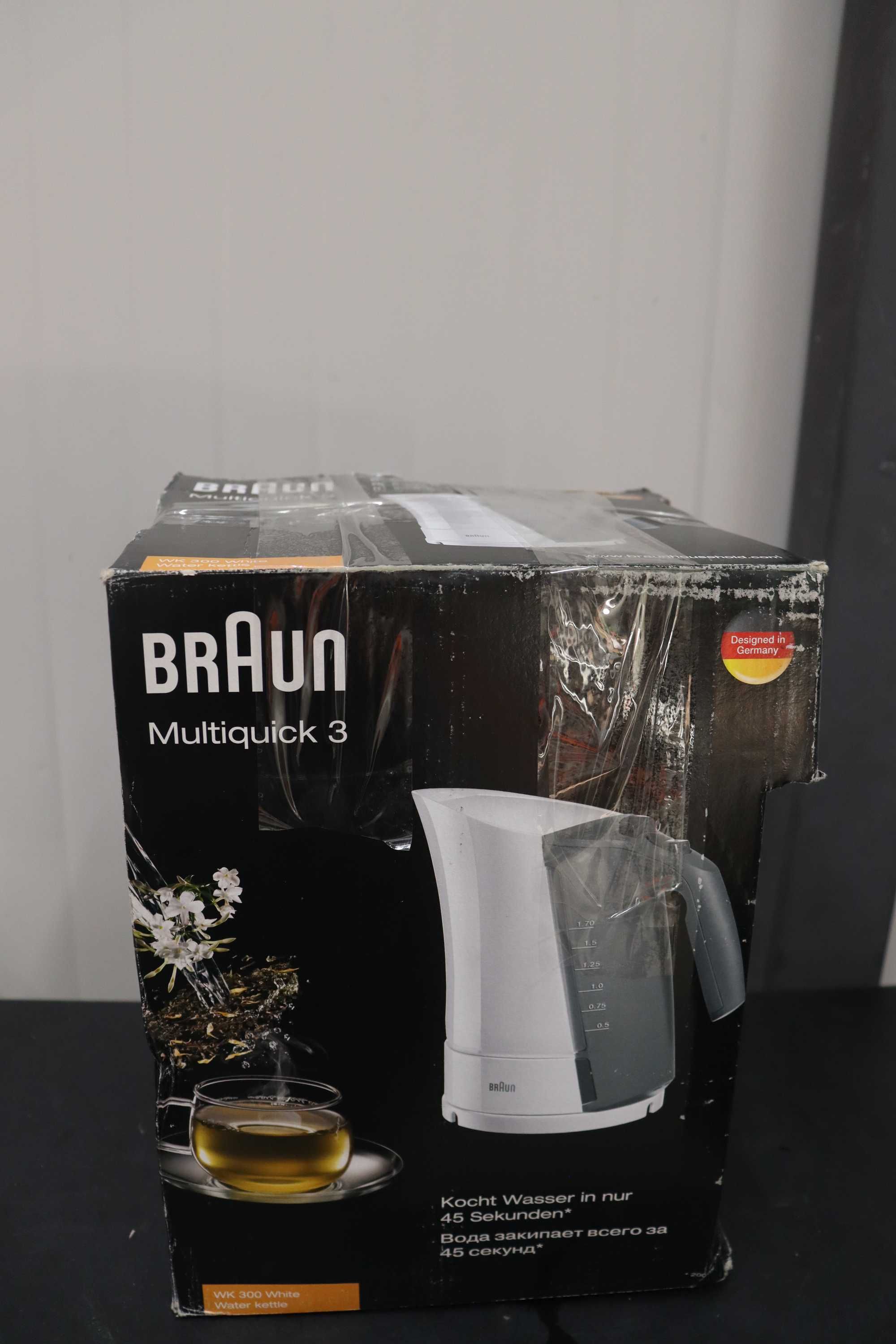 Кана за вода Braun WK500 Multiquick 5 - 1.7 л - бяла