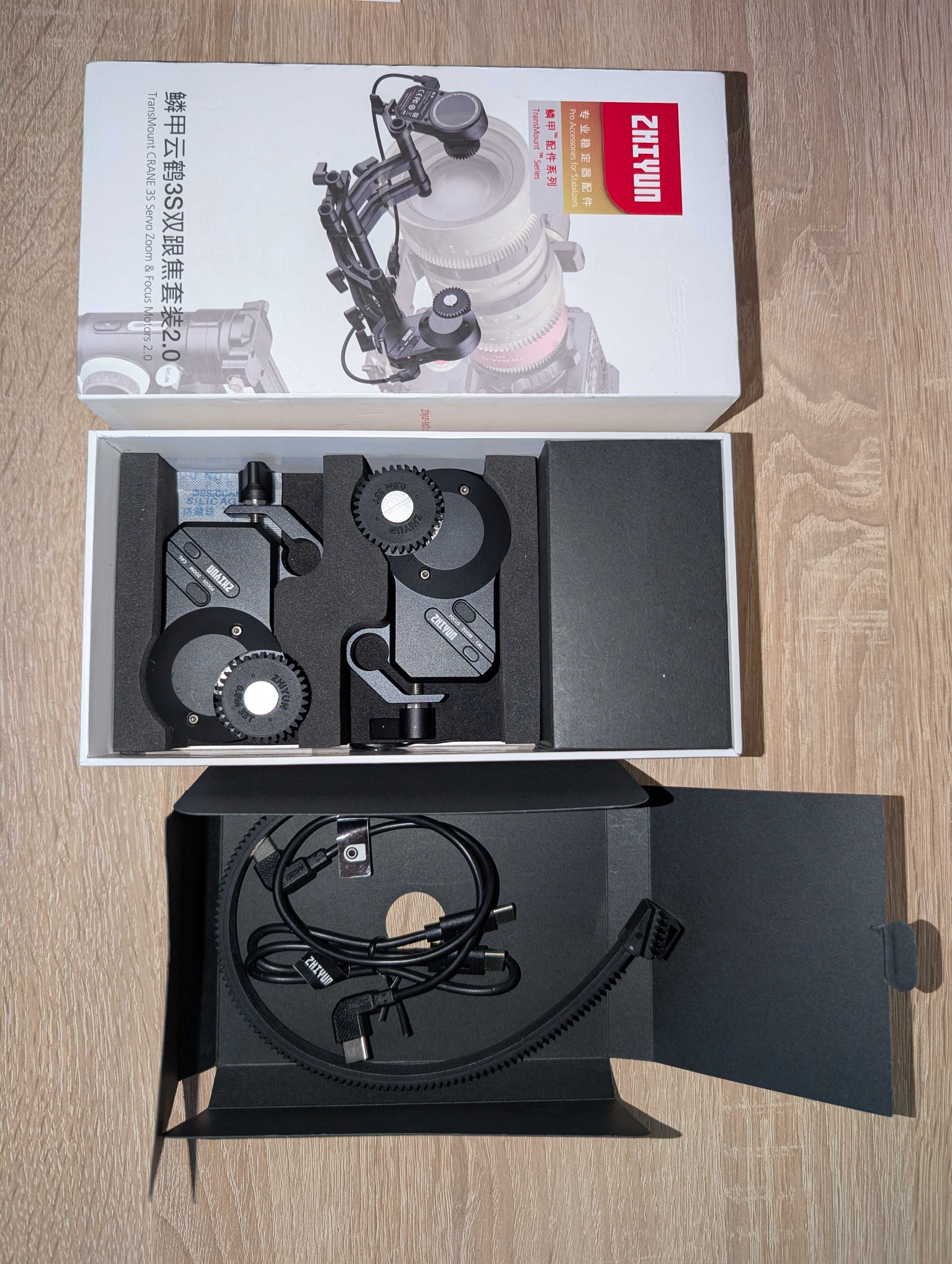 Стабилизатор Zhiyun Crane 3S-E + МОТОРИ за фокус и зумм