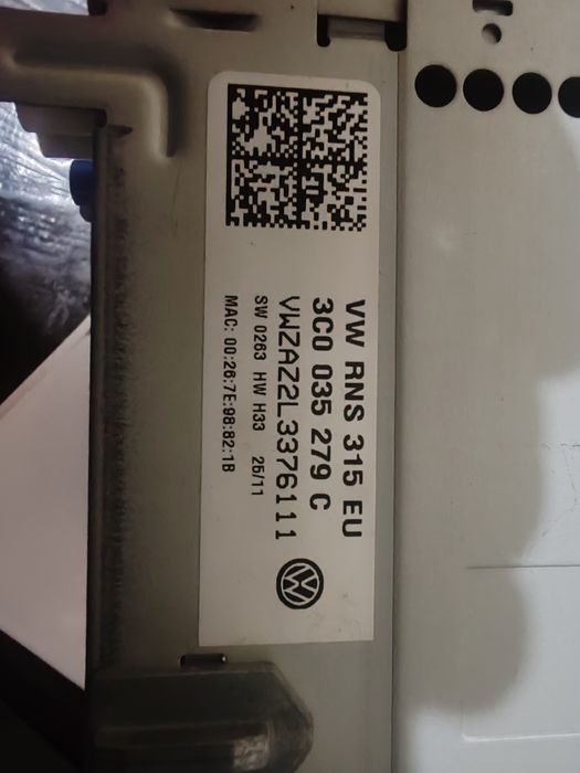Мултимедия Навигация RNS 315 за WV