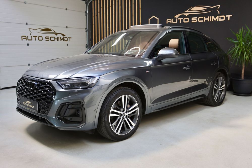 Audi Q5 S line plus/Pano/Sus pneumatica/Mateix/Piele maron