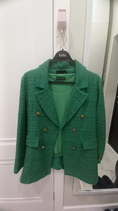 Пиджак твидовый женский