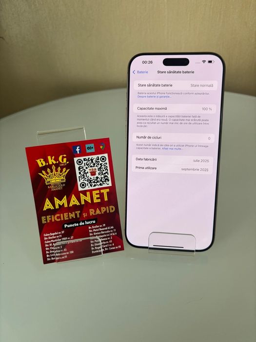 Iphone 16 Pro Max 512gb 100% Amanet BKG