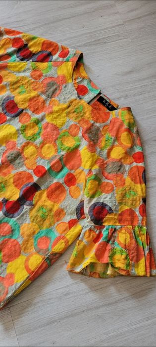 Bluza dama impecabila multicolora bumbac