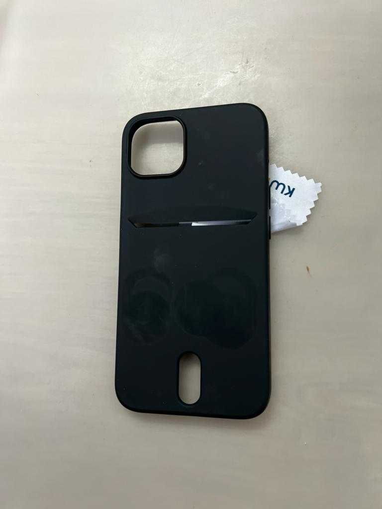 Husa Kwmobile pentru Apple iPhone 13, Silicon, Negru