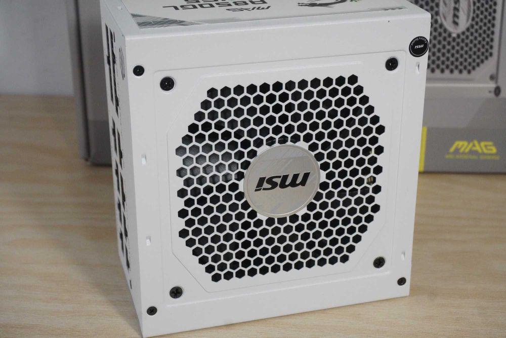 Захранване MSI MAG 850W P850GL Gold бяло- ATX 3.1 Nvidia 16pin вкл ДДС