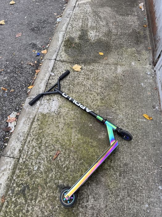 Trotineta freestyle scheme trickuri apollo genius pro scooter skate