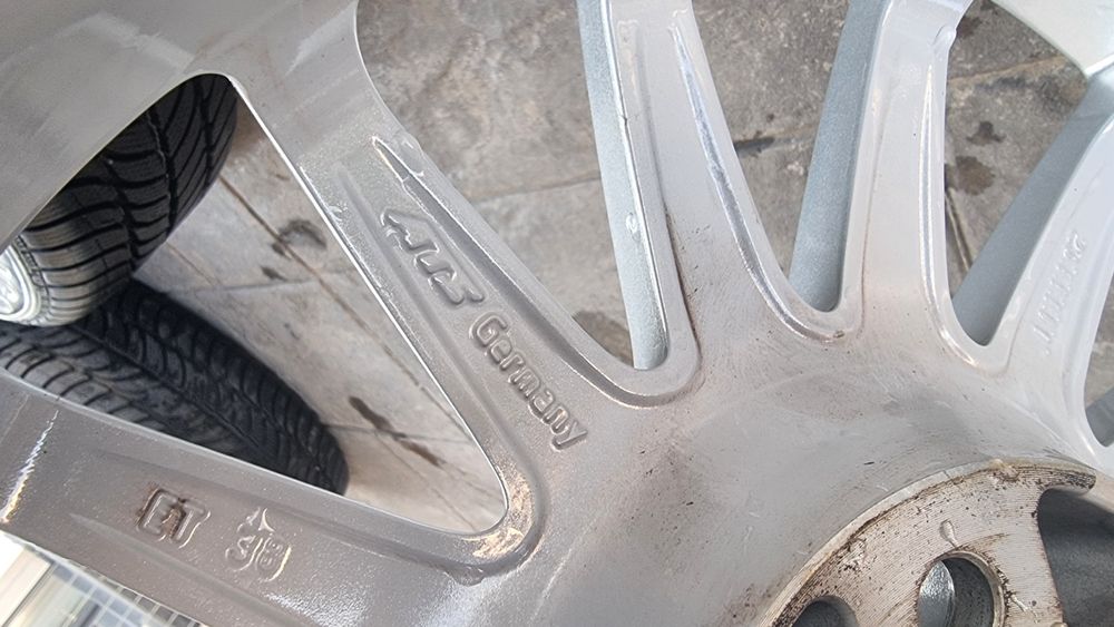 Jante ATS aproape noi + cauciucuri iarnă Debica DOT 2025 – 5x100
