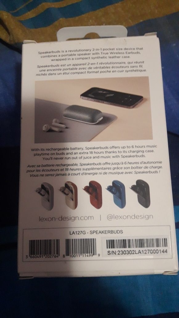 Lichidare de stoc vand casti Lexon Speakerbuds casti wirelles 2 i