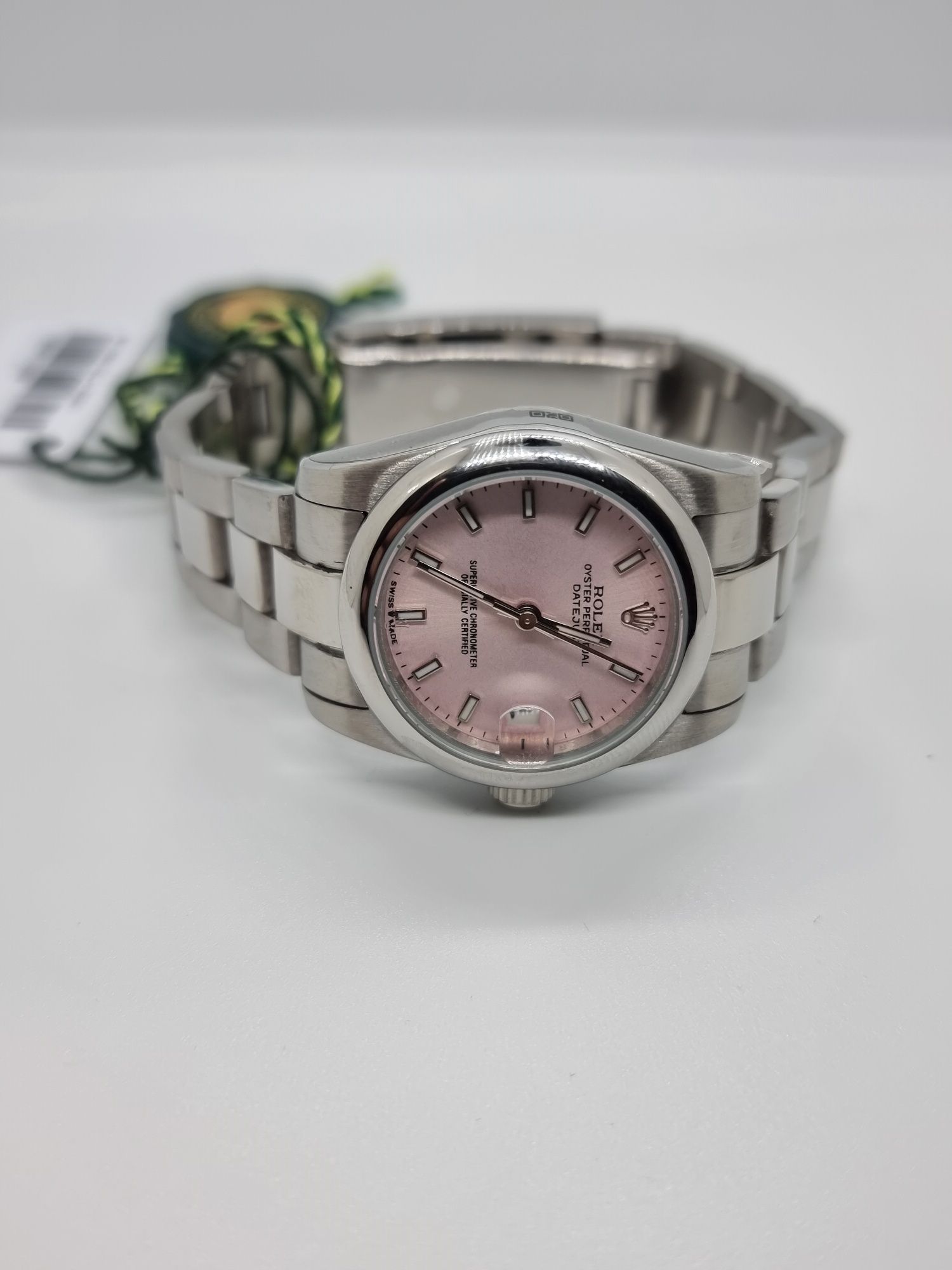 Дамски часовник Rolex oyster 31mm oystersteel pink 31