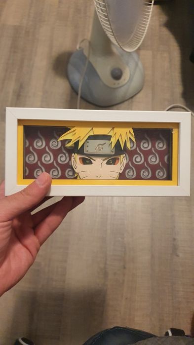 Lampă decorativă 3D RGB Naruto Itachi - Control la distanță