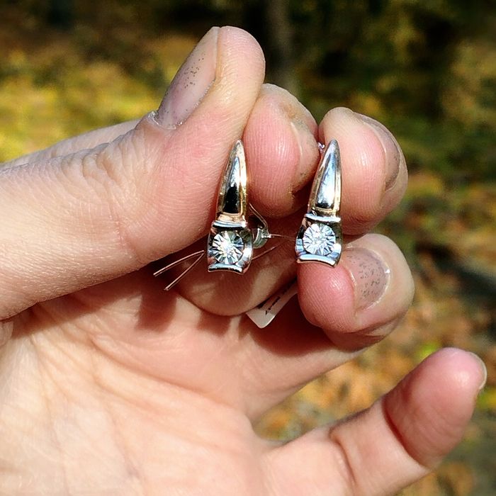 Серьги с бриллиантами