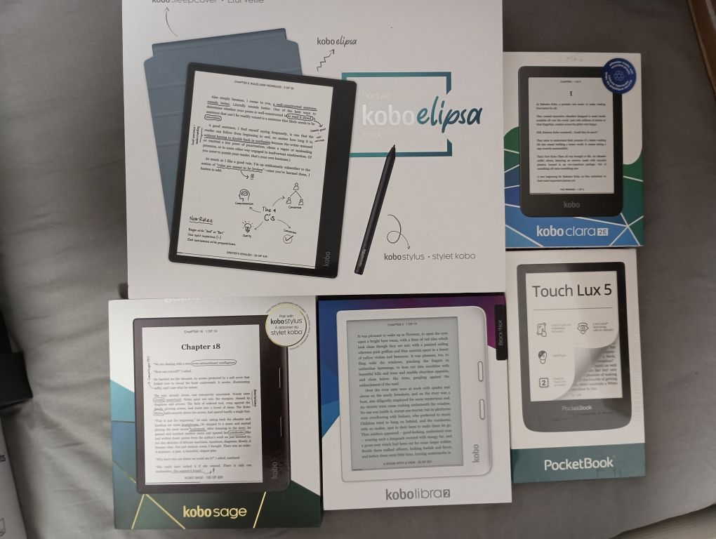 Ebook Readet Sigilat, Kobo Elipsa/Sage/Libra/Clara/Pocketbook Lux 5
