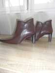 botine maro inchis