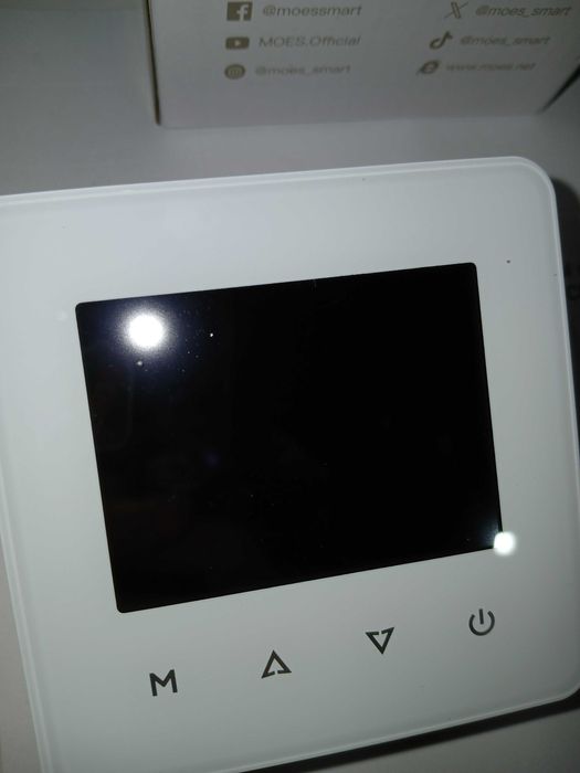 Termostat smart MOES 3A, WiFi, compatibil Alexa/Google, Tuya