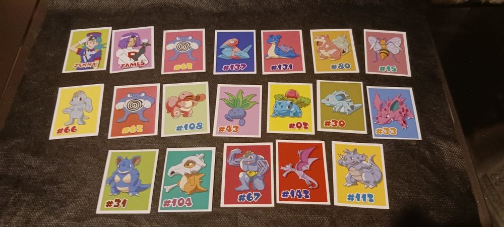 Лепенки и албум Pokemon