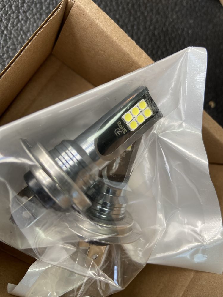 Becuri led h7 14000 LM & 6000k