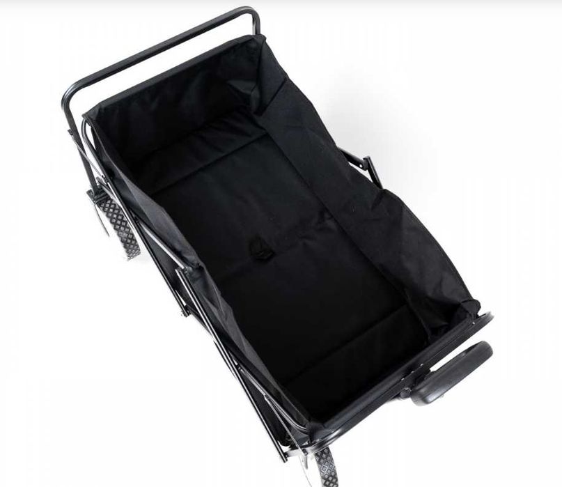 Carut de transport pliabil cadru metalic 4 roti  maner reglabil