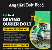 Angajam curieri Bolt Food în orașul Constanța | Bonusuri saptamanale