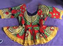 2бр пъстри африкански бохо топ блузи wax print L